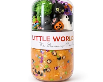 Halloween Playdough Kit | Sensory Dough Jar | Imaginative Play Kit | Fine Motor Activity | Gift for Kids | Screen Free | Travel Activity Kit
