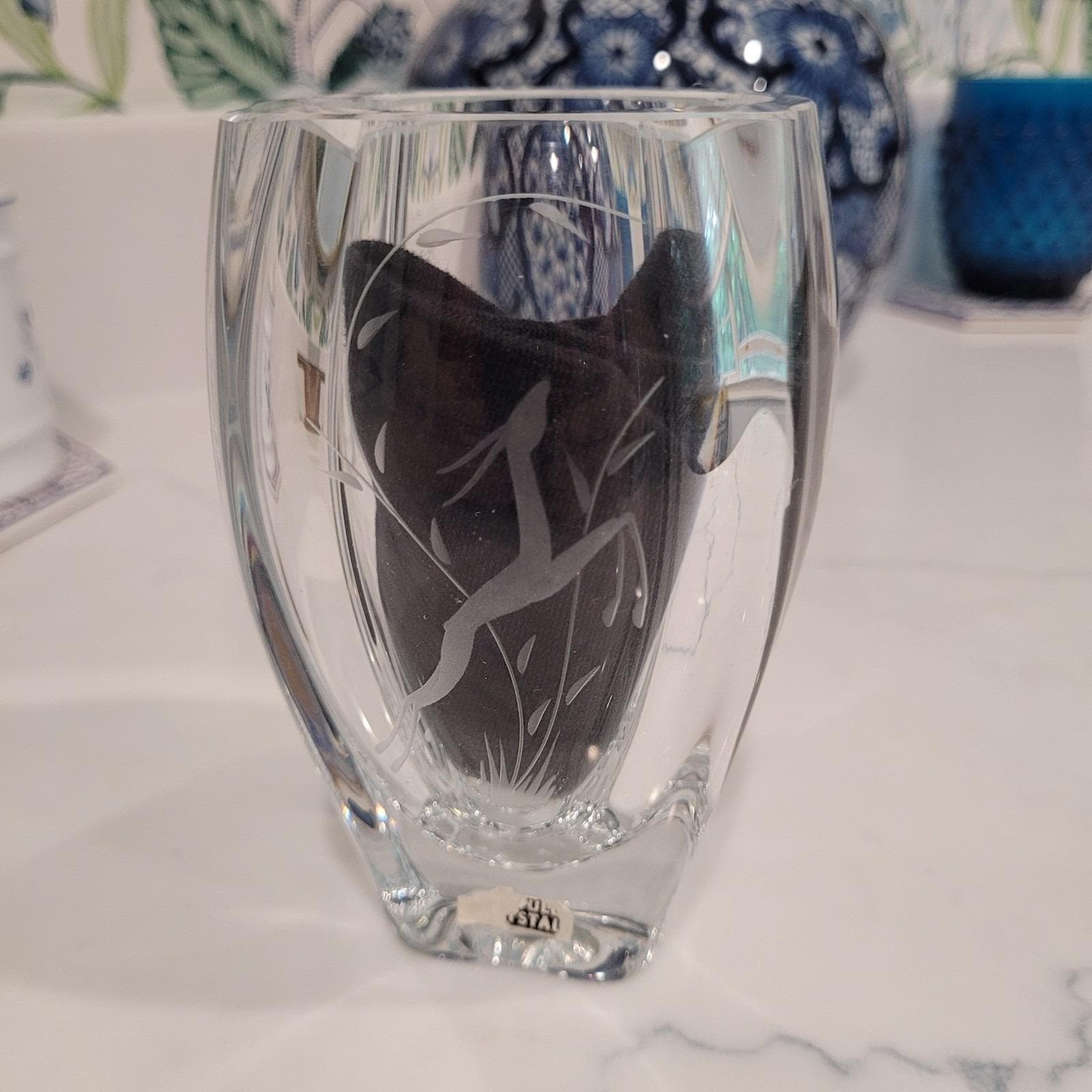 Skruf Sweden Vase - Etsy Finland