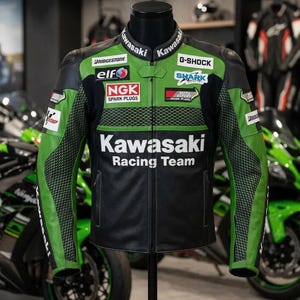 Kawasaki 40th Anniversary Jacket - Etsy UK Kawasaki 40th Anniversary Jacket - Etsy UK