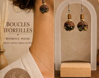 Pendientes vibracionales hechos a mano: diseños únicos, energizados y bendecidos.