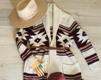 navajo cardigan