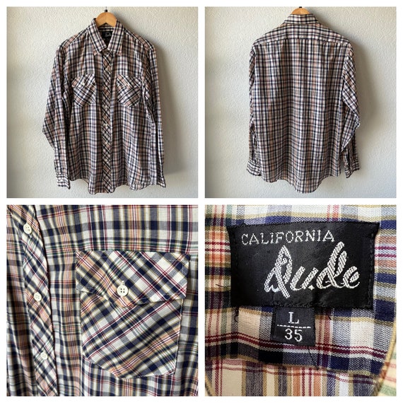 Vintage Levis & Friends Long Sleeve Plaid Button up Shirt - Etsy