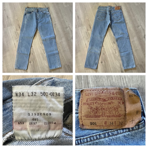 Vintage 501 Levis denim jeans - image 2