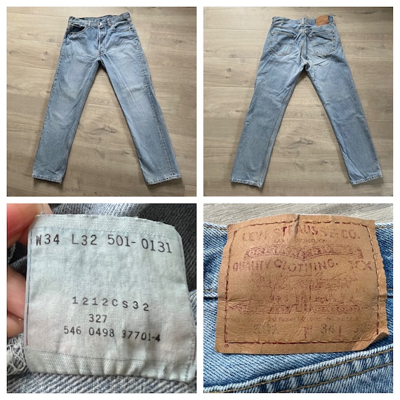 Vintage 501 Levis denim jeans - image 3