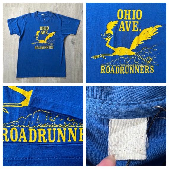 Vintage blue / navy graphics T shirts 70's - 90's - image 2