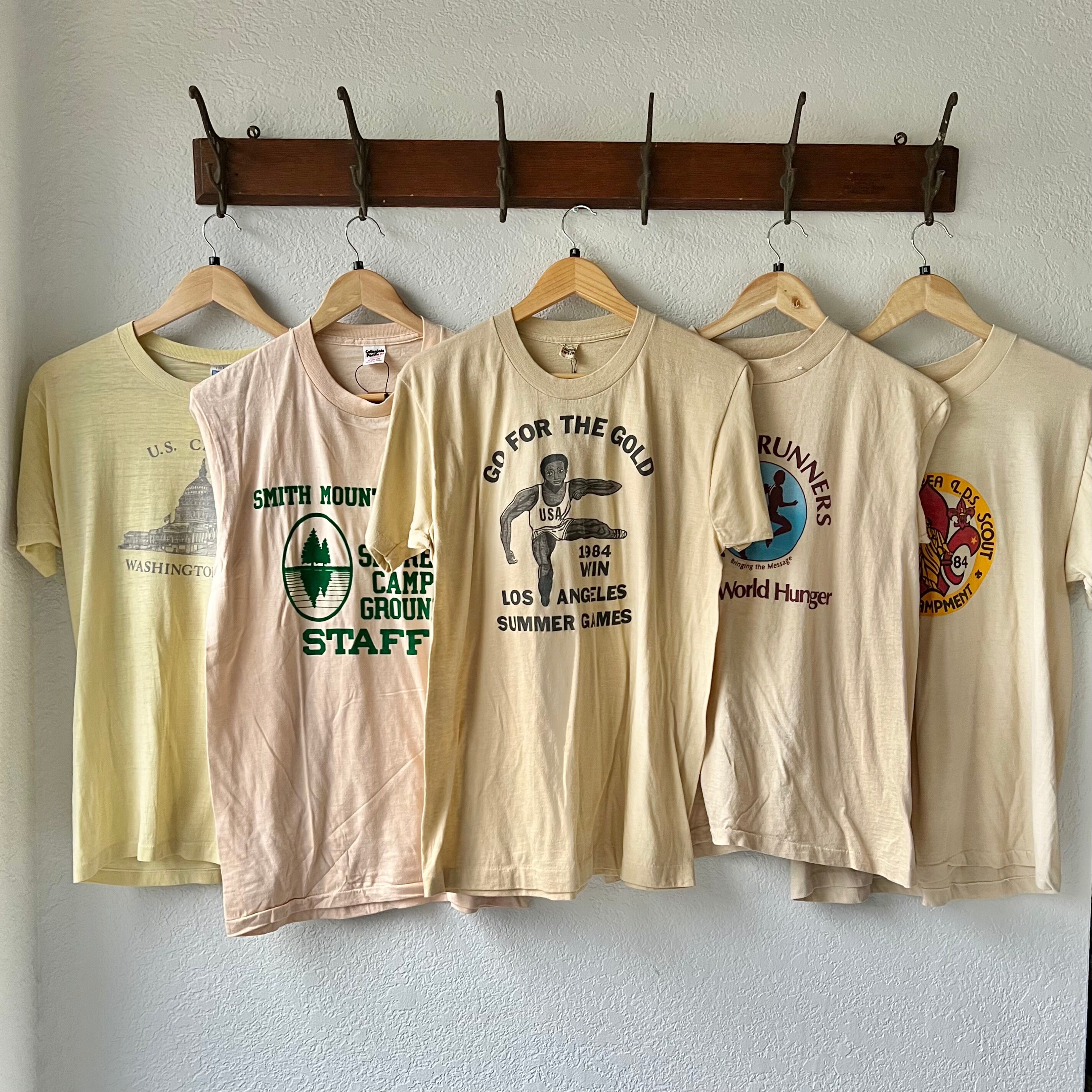 beige vintage tee