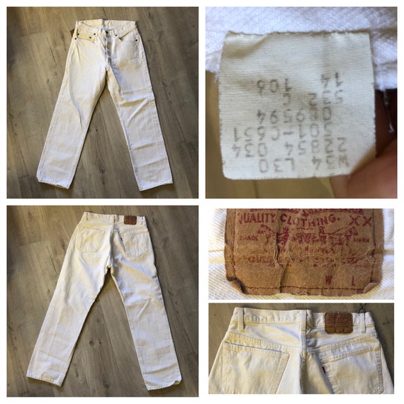 Vintage 501 Levis denim jeans - image 9