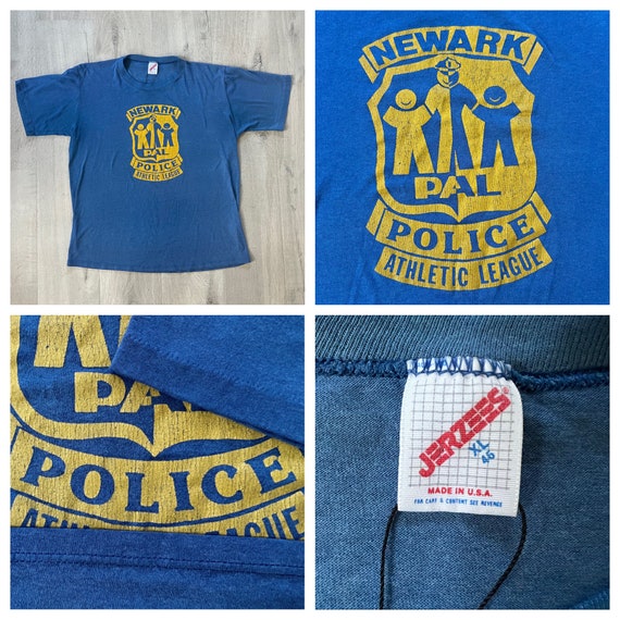 Vintage blue / navy graphics T shirts 70's - 90's - image 6