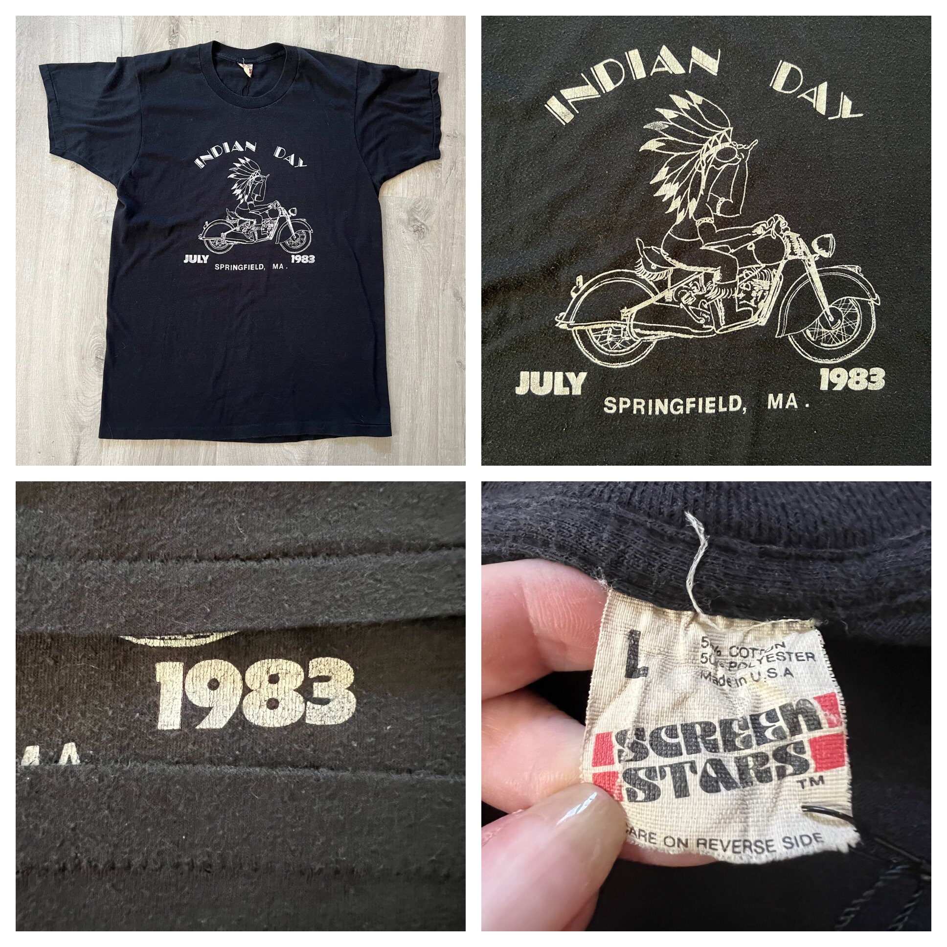 Vintage Single Stitch Black Graphic T-shirt - Etsy