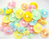 Paper Rosettes Medallions Backdrop