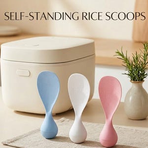 Przybory kuchenne, łyżka Roly-Poly, łyżka Niespadająca, łyżka do ryżu, łyżka do puree ziemniaczanego, odporna na wysoką temperaturę, wygodna w użyciu w domu