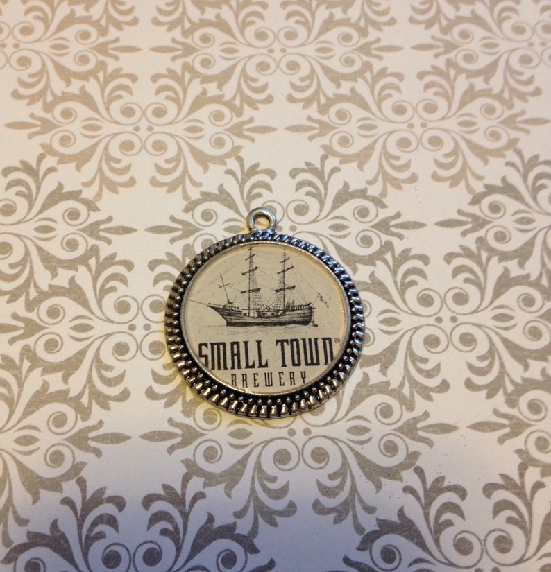 Small Town Brewery Not your Fathers Root Beer Ship logo