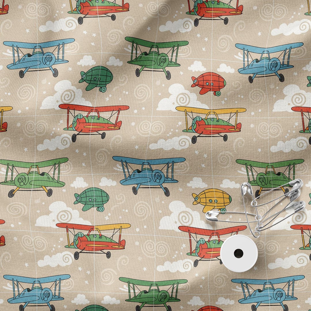 Biplanes and Blimps Pattern, 58