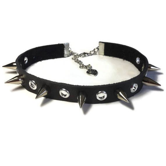 ginzi leather choker kmrii punk rock