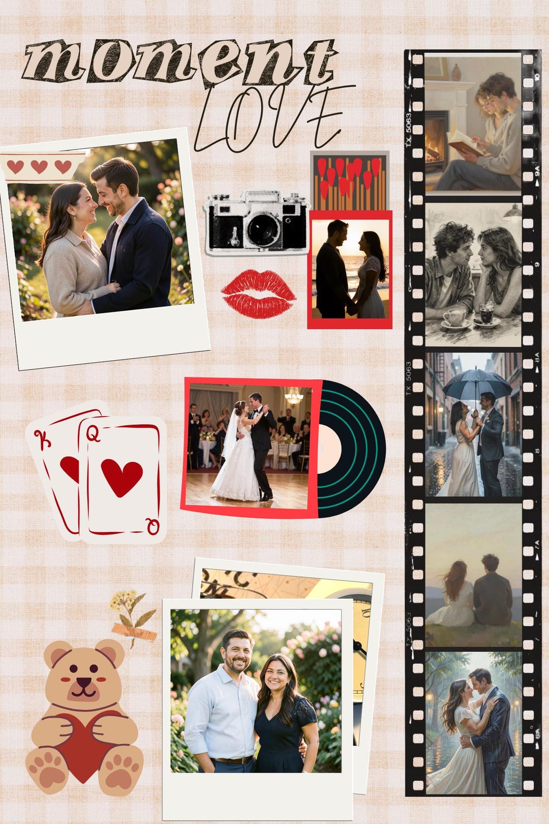 Editable Valentine's Day Photo Frame | Canva Template | Printable ...