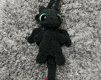 Crochet Fury Dragon Bag Clip