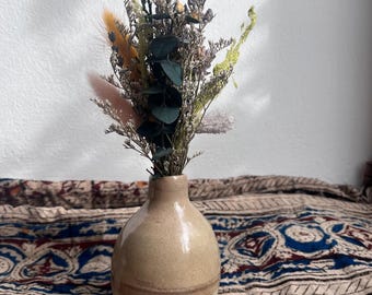 手作りの陶器の花瓶｜陶器のつぼ型花瓶｜鉢