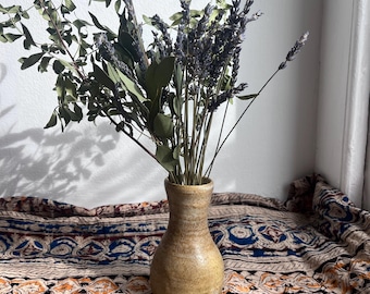 手作りのテラコッタ花瓶｜陶器のつぼ型花瓶｜鉢