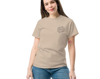 Jeremías 29:11 Los planes de Dios Camiseta clásica unisex