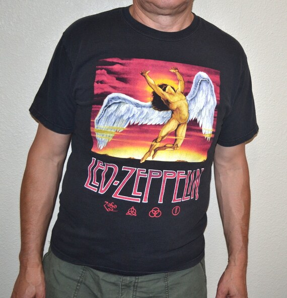 led zeppelin fallen angel t shirt