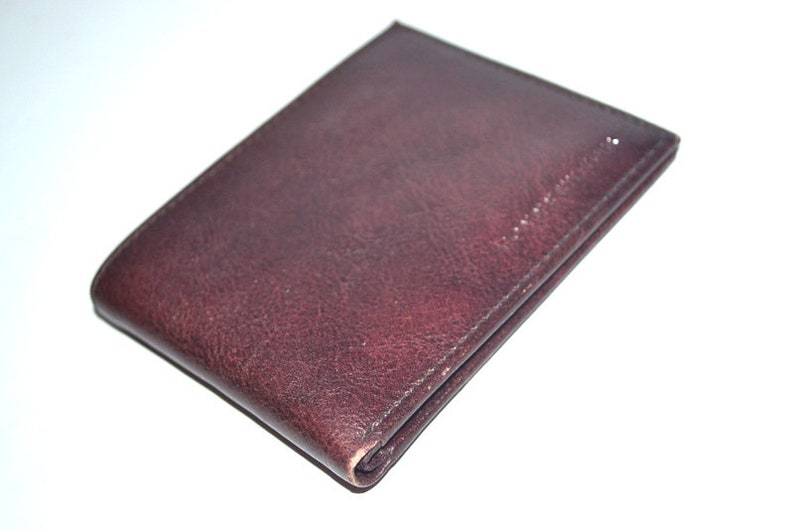 Vintage Brown Leather Wallet Organizer Tommy Hilfiger Multi Etsy - image 0