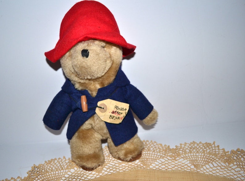 paddington bear stuffed animal vintage