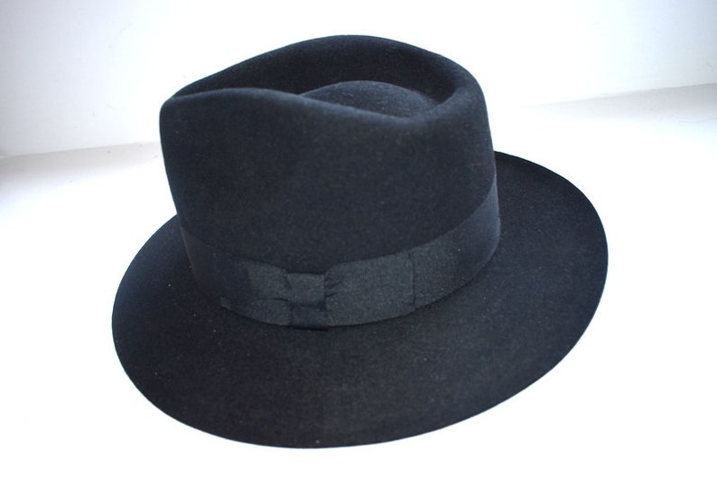 Men's Vintage Indiana Jones authentic hat with black | Etsy