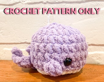 Patrón de ballena de ganchillo