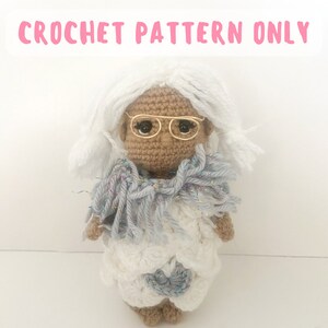White Owl Costume Doll Crochet Pattern