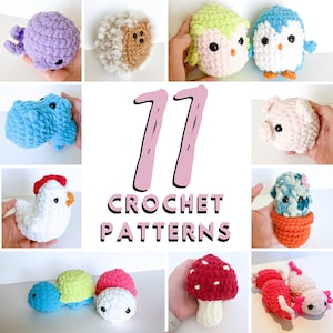 11 Crochet Patterns Bundle