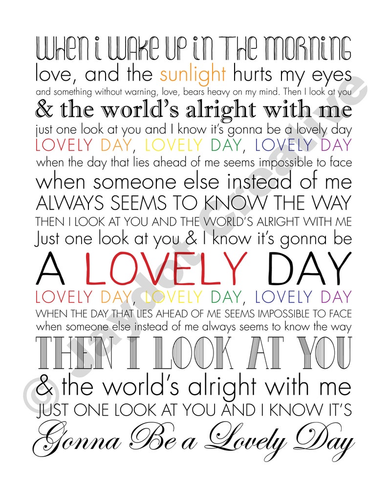Lovely Lyrics