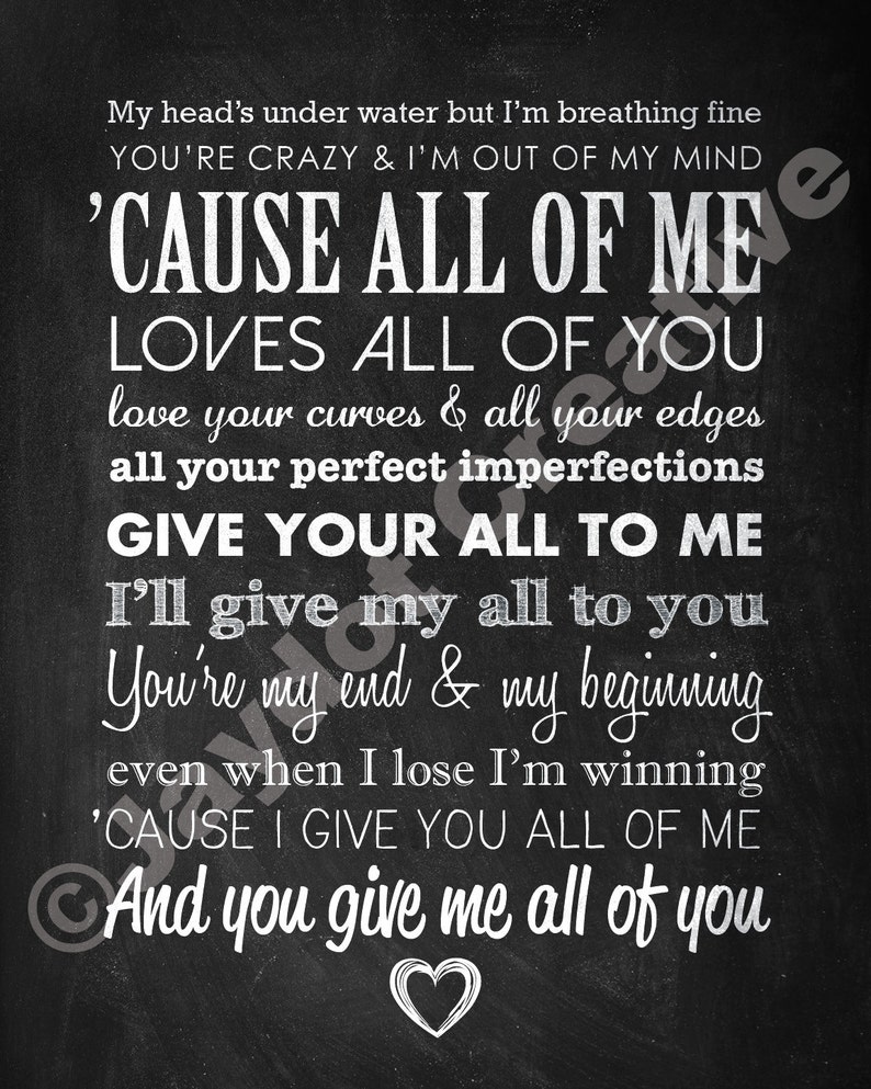 John Legend All Of Me Druckbare Lyrics Kunstwerk Etsy John Legend All Of Me Druckbare Lyrics Kunstwerk Etsy