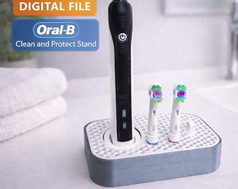 Portacepillos Oral-B Clean & Protect – Organizador impreso en 3D (archivo STL)