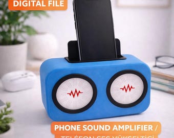Soporte para amplificador de teléfono acústico retro (archivo STL para impresión 3D)