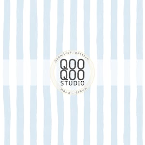 Motif transparent bleu clair à rayures simples, surface dessinée à la main (téléchargement numérique)