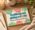 Sweary Affirmation Desk Flip Chart | 52 Weeks Funny Vibes, Adult Office Gift
