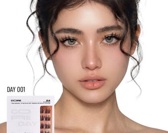 Day 001｜Natural Anime Self-adhesive False Lashes