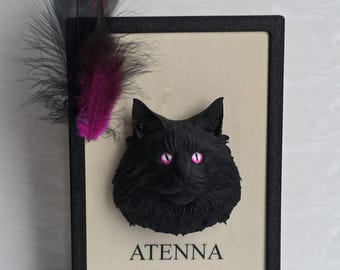 Cat portrait- Framed Edition - 3D printed - PLA