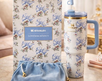 Vaso Stanley Quencher H2.0 FlowState de 40 oz BLOOM Clean Slate Metal