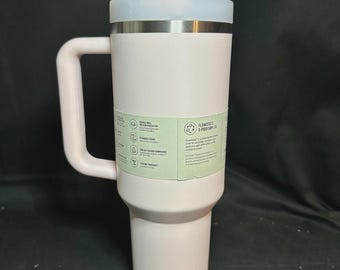 Vaso Stanley Quencher H2.0 FlowState de 40 oz, color BLOOM Clean Slate *NUEVO*
