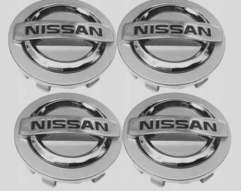 Juego de 4 tapacubos plateados de 54 mm para Nissan Altima Maxima Murano 40343AU51A