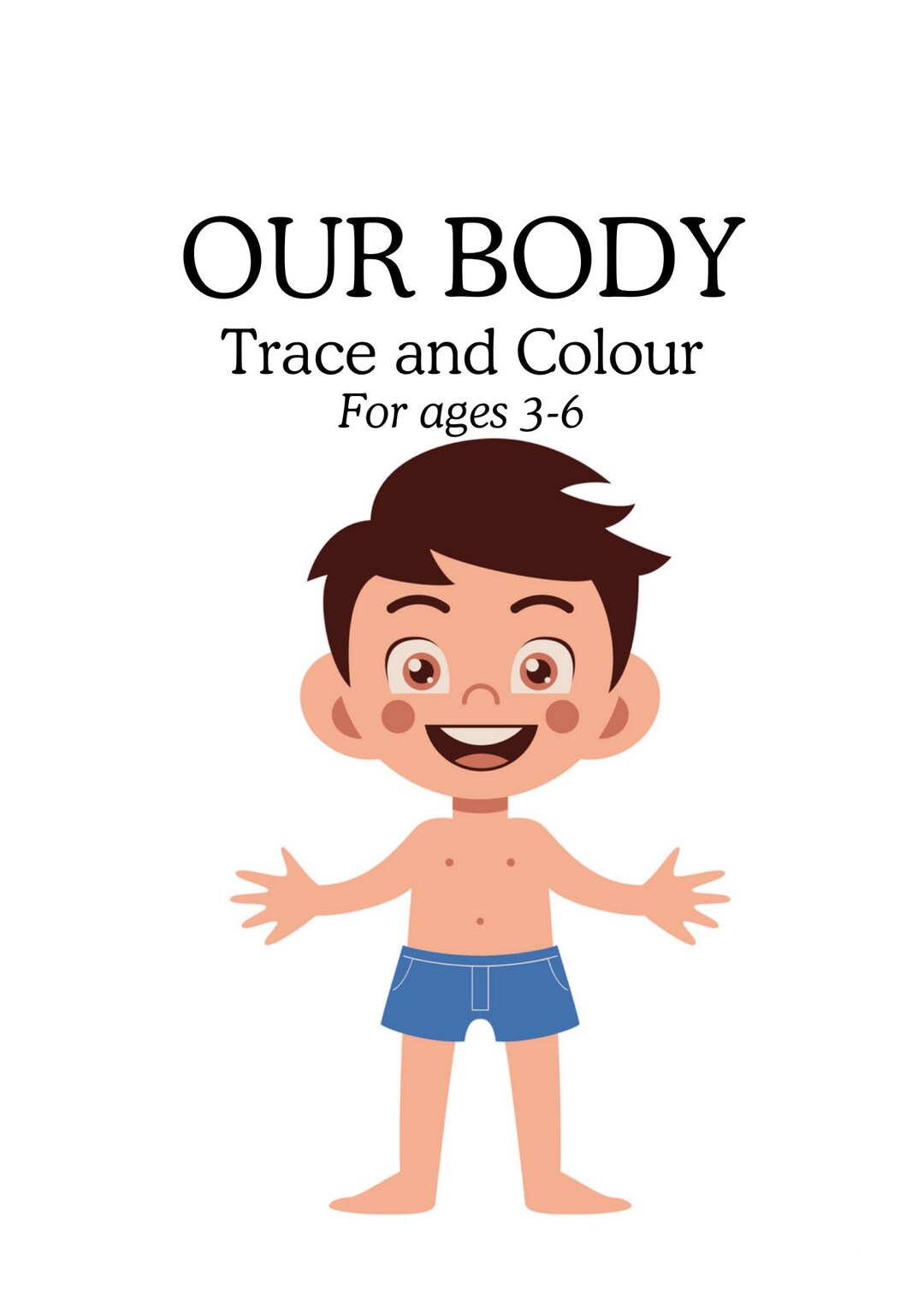 Let's Learn Our Body. Early Learning Activity Book (PDF). (ages 3-6 ...