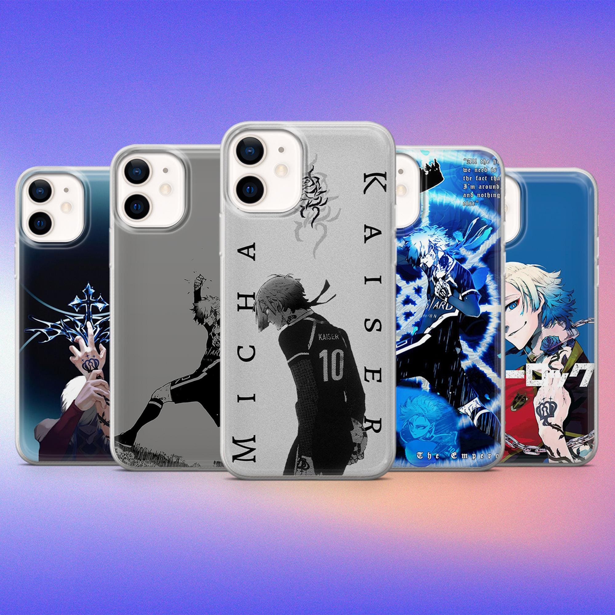 Blue Lock Cool Blue Phone Cases BLUE LOCK Yoichi Isagi Magsafe Magnetic Phone Case Cover Blue Blue Lock Cool Blue Phone Cases BLUE LOCK Yoichi Isagi Magsafe Magnetic Phone Case Cover Blue