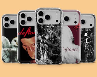 Deftones Phone Case Rock Band Grunge Cover for iPhone 17, 17Pro, 16, 15, 14, 13, 12, Samsung S25, S24, S23, A16, A56, Pixel 10, 9