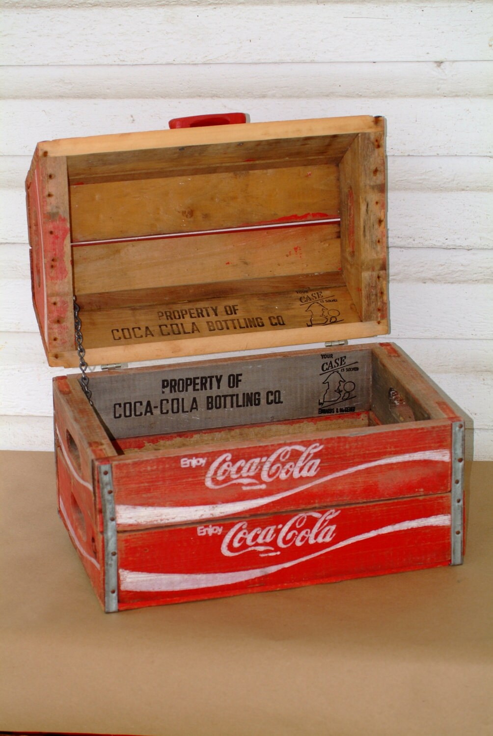 Custom Coca Cola Chest built from Wooden Coke Crates Etsy