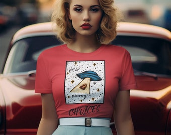 Domino Pizza Arizona ufo T-shirt, Alien spacecraft, Pepperoni pizza, Alien vehicle, Ufo catcher, Spaceship earth shirt, Pizza lover, Gift