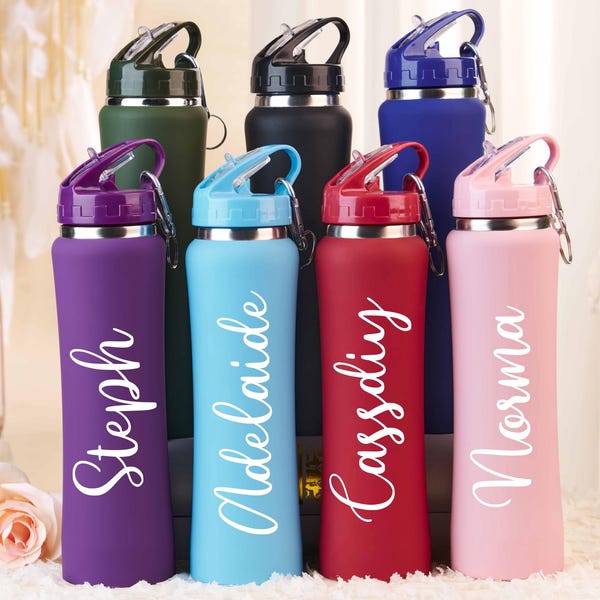 Personalized Stainless Steel Water Bottle - Etsy UK