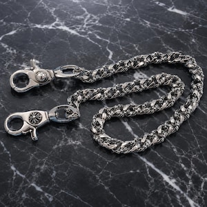 Silver Wallet Chain - Etsy