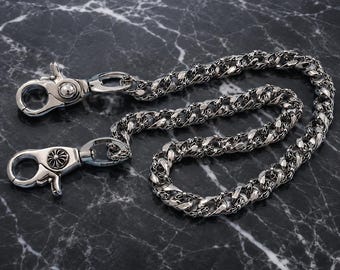 Punk Wallet Chain gothic y2k Streetwear Keychain Trouse Accessory 45 cm
