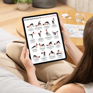 Hamstring Exercises Printable | Hamstring Strength & Flexibility Workout Chart | Lower Body, Glute and Leg Day Training PDF image 4